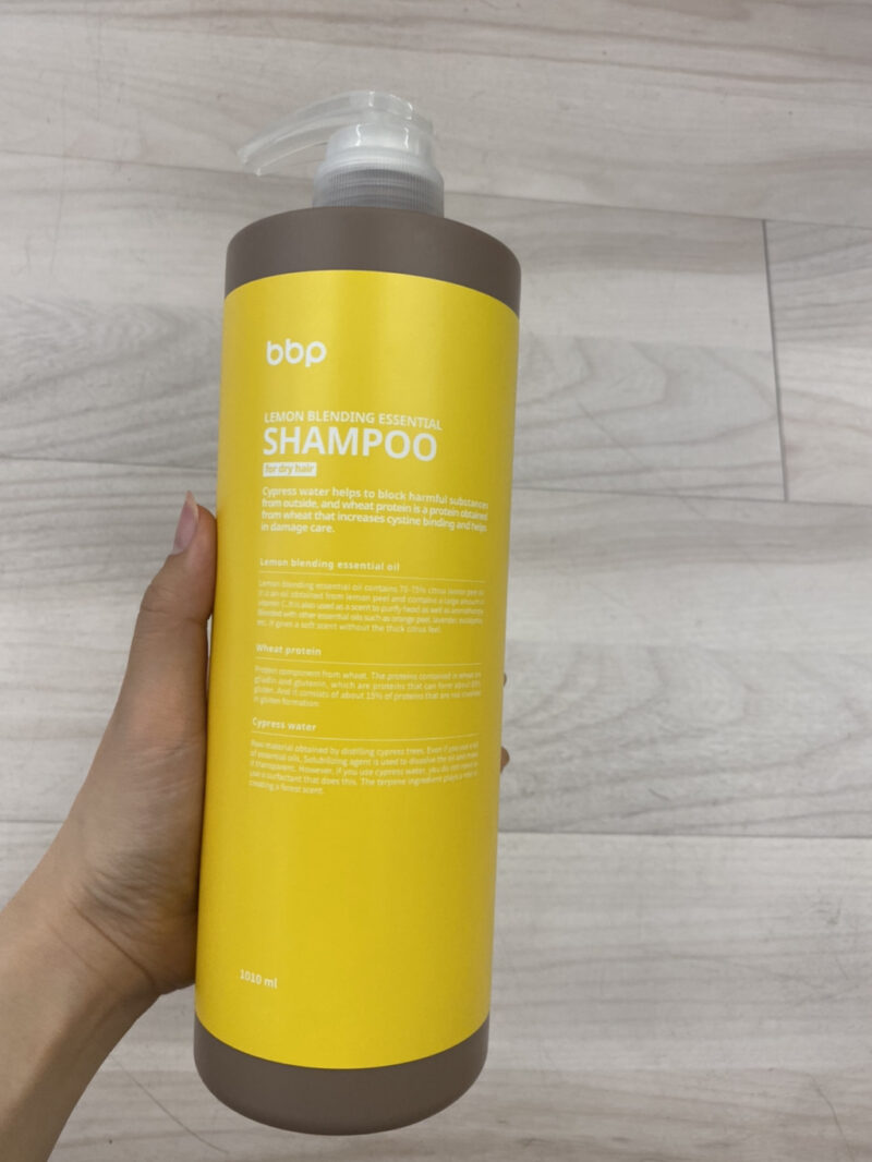 [bbp] lemon blending essential shampoo 300ml - cleanse and refresh your scalp with our essential shampoo - image 4