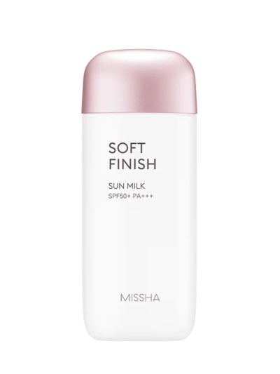 [Missha] All Around Safe Block Soft Finish Sun Milk SPF50+ PA+++ 70ml - Protect Your Skin from the Sun and Achieve a Mattified Look with Our Sun Milk