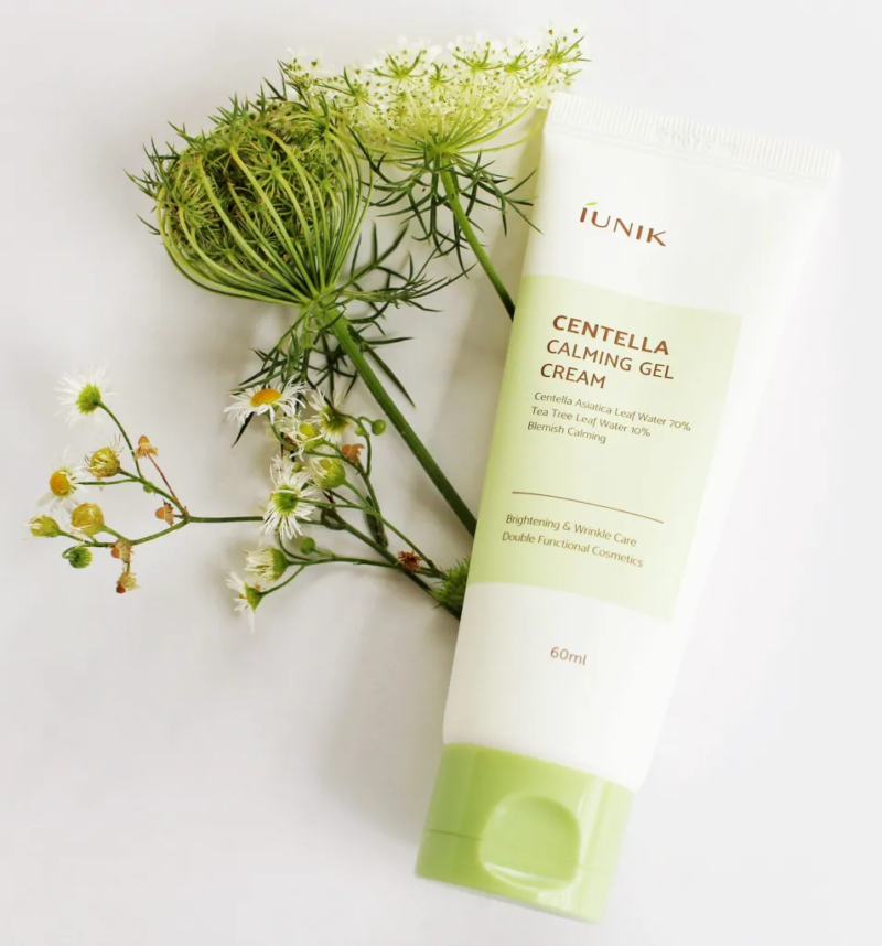 [iunik] centella calming gel cream 60ml - soothe and calm your irritated skin with our gel cream - image 2