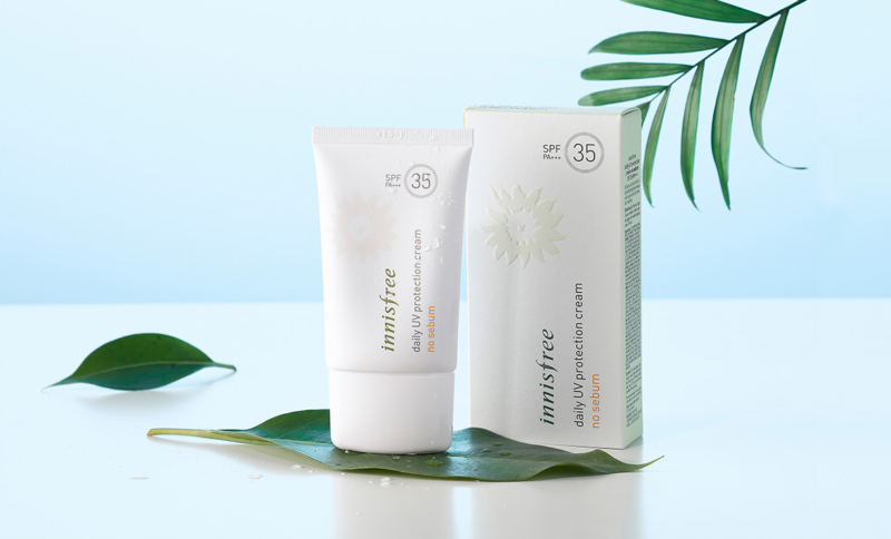 Innisfree daily uv protection cream no sebum spf35 pa+++ 50ml - protect your skin from the sun and control sebum with our uv protection cream - image 3