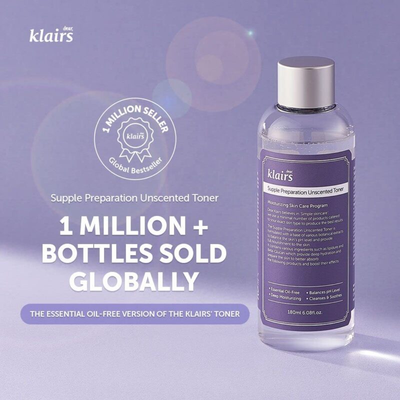 [dear, klairs] supple preparation unscented toner 180ml - hydrate and soothe your skin with our unscented toner - image 15