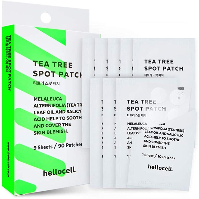 [hellocell] tea tree spot patch (24 patches) - target and treat acne and blemishes with our spot patch - image 2