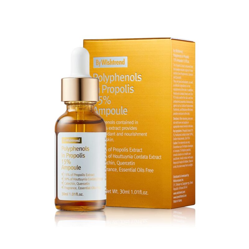 [by wishtrend] polyphenols in propolis 15% ampoule 30ml - nourish and protect your skin with our propolis ampoule - image 2