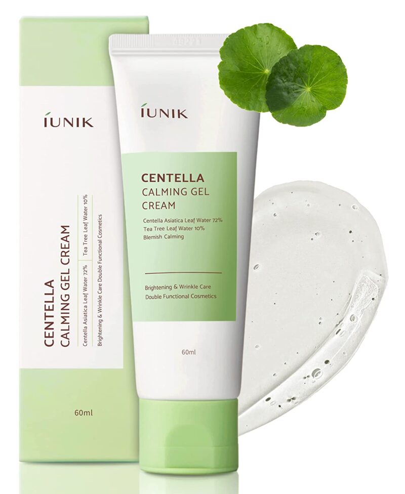 [iunik] centella calming gel cream 60ml - soothe and calm your irritated skin with our gel cream