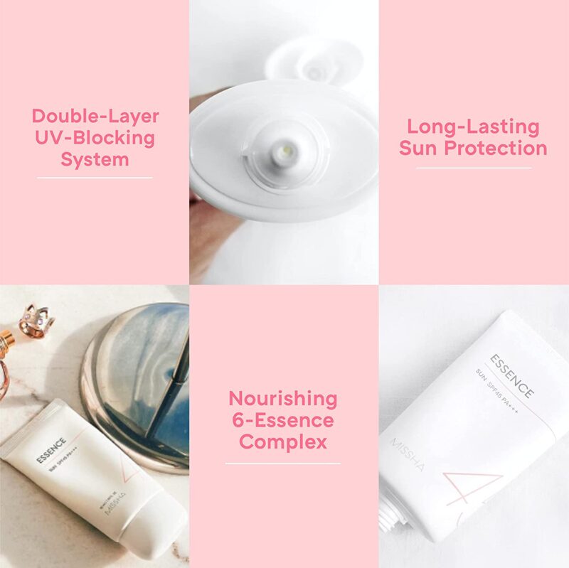 [missha] all-around safe block essence sun spf45 pa+++ 50ml - protect and hydrate your skin with our sun essence - image 4