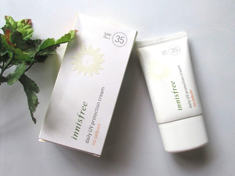 Innisfree daily uv protection cream no sebum spf35 pa+++ 50ml - protect your skin from the sun and control sebum with our uv protection cream - image 8