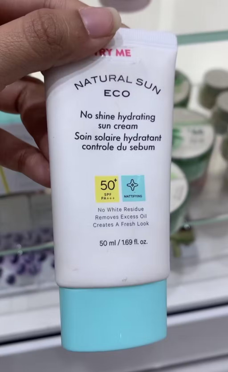 [the face shop] natural sun eco sebum control sun cream spf50+ pa+++ 50ml - protect your skin from the sun and control sebum with our sun cream - image 8