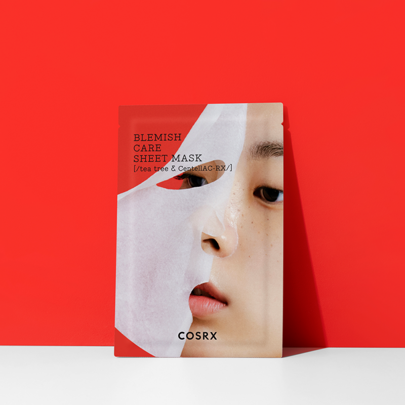 [cosrx] ac collection blemish care sheetmask - calm and soothe your acne-prone skin with our sheetmask