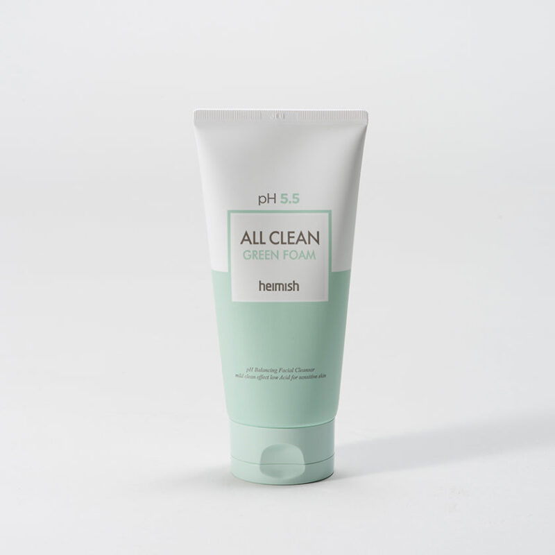 [heimish] all clean green foam 150ml - cleanse and refresh your skin with our green foam cleanser