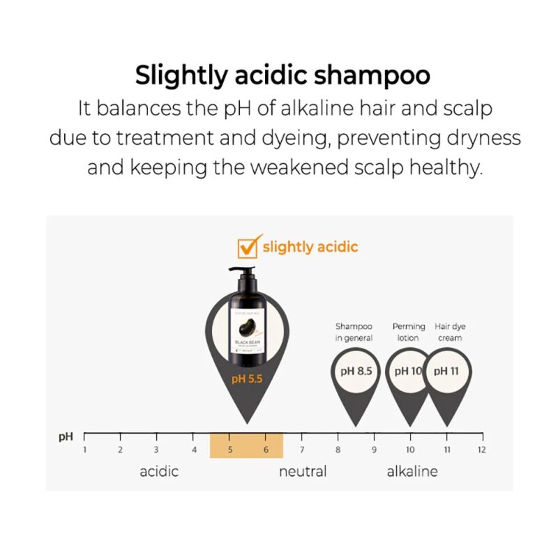 [nature republic] black bean anti hair loss shampoo 300ml - strengthen and nourish your hair with our anti hair loss shampoo - image 6