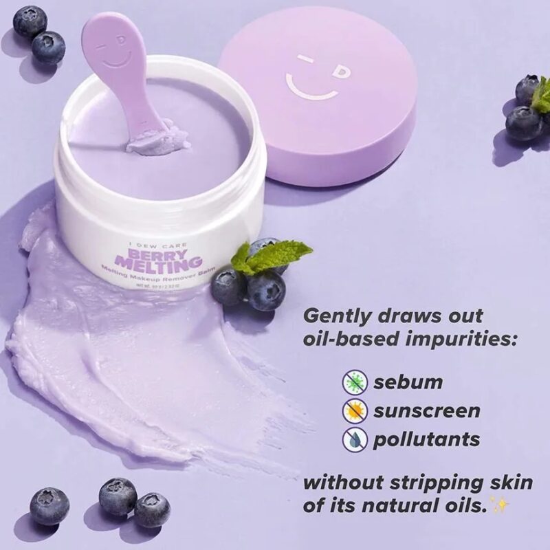 [i dew care] berry melting makeup remover balm 100g - easily remove makeup and impurities with our melting balm - image 3