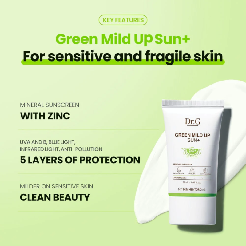 [dr. G] green mild up sun spf50+ pa+++ 50ml - protect and moisturize your skin with our sunscreen - image 9