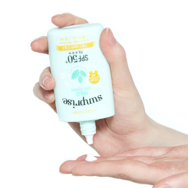 [etude house] sunprise mild airy finish sun milk spf50+ pa+++ 55ml - protect your skin from the sun and achieve a mattified look with our sun milk - image 6