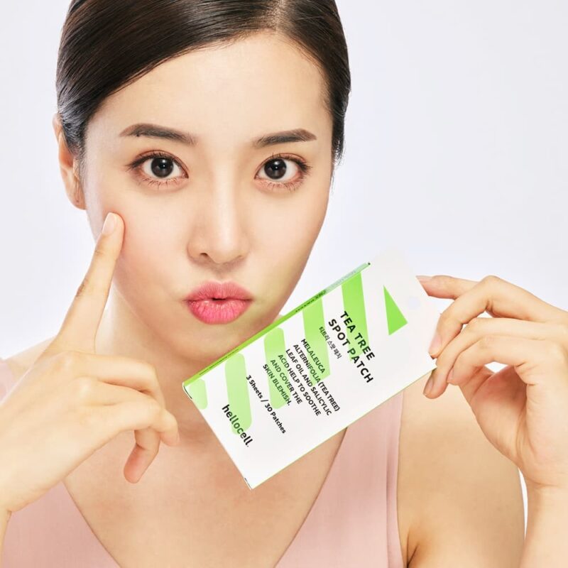 [hellocell] tea tree spot patch (24 patches) - target and treat acne and blemishes with our spot patch - image 3