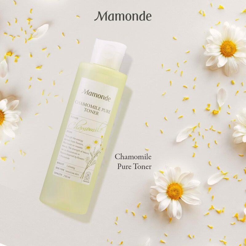 [mamonde] chamomile pure toner 250ml - soothe and calm your irritated skin with our pure toner - image 5