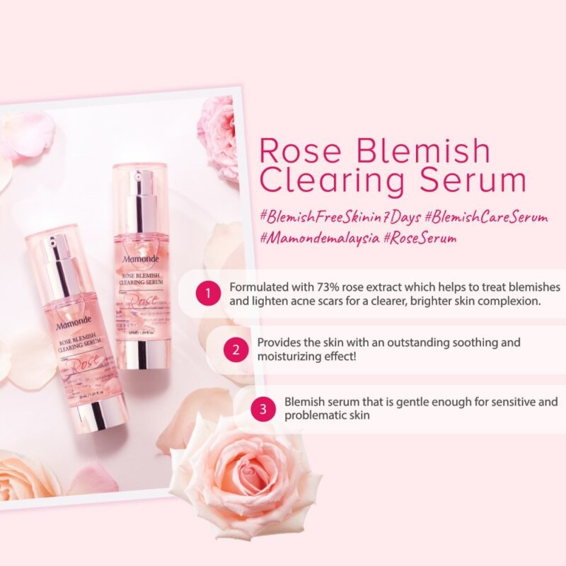 [mamonde] rose blemish clearing serum 30ml - clear blemishes and improve your skin tone with our rose serum - image 6