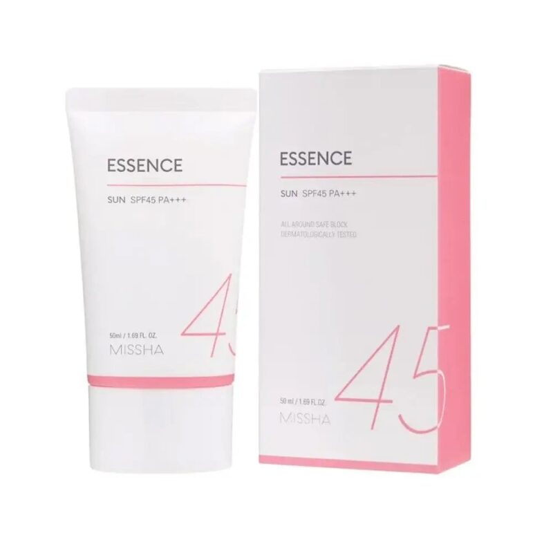 [missha] all-around safe block essence sun spf45 pa+++ 50ml - protect and hydrate your skin with our sun essence - image 9