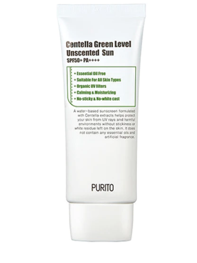 [PURITO] Centella Green Level Unscented Sun 60ml - Protect and Soothe Your Skin with Our Unscented Sunscreen
