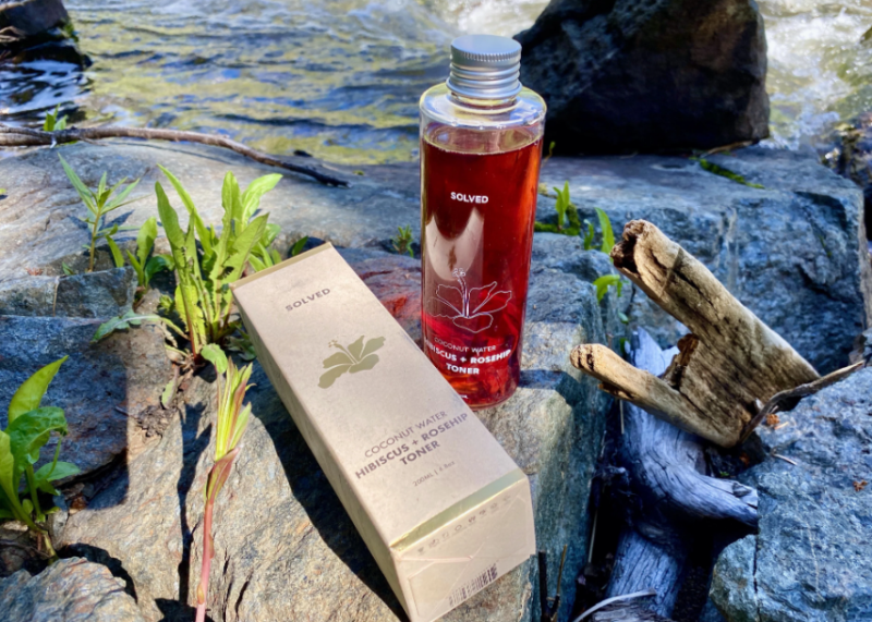 [solved skincare] coconut water hibiscus rosehip toner 150ml - hydrate and refresh your skin with our toner - image 5
