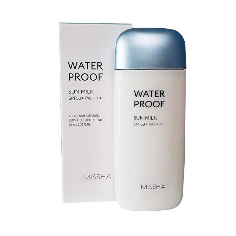 [missha] all-around safe block waterproof sun milk 50ml - protect your skin from the sun with our waterproof sun milk