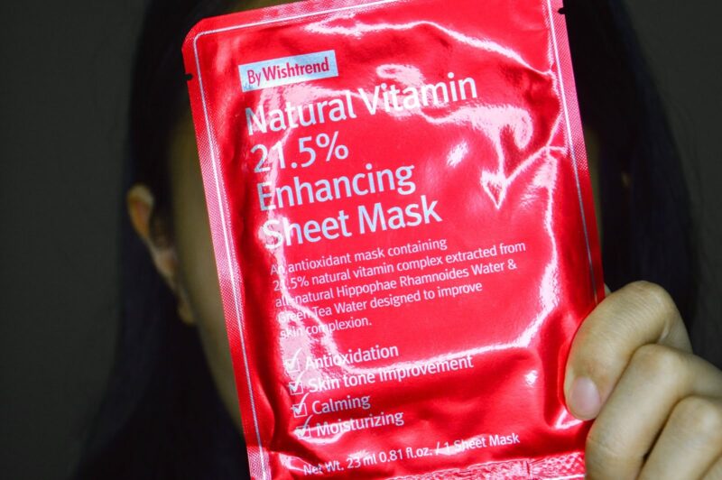 [by wishtrend] natural vitamin 21. 5 enhancing sheet mask - nourish and brighten your skin with our sheet mask - image 5