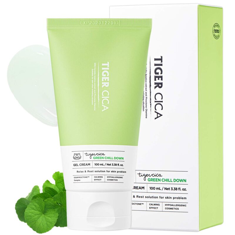 [it’s skin] tiger cica green chill down sun gel 50ml - protect and soothe your skin with our sun gel - image 3