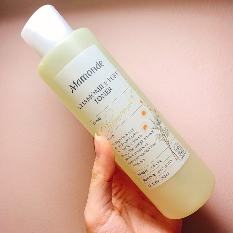 [mamonde] chamomile pure toner 250ml - soothe and calm your irritated skin with our pure toner - image 2