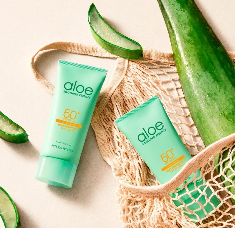 [holika holika] aloe waterproof suncream spf50 + pa ++++ 50ml - protect and hydrate your skin with our suncream - image 3
