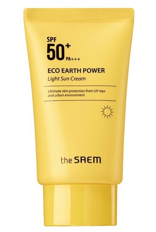 [the saem] eco earth power natural sun cream spf50+ pa+++ 50ml - protect and moisturize your skin with our sun cream