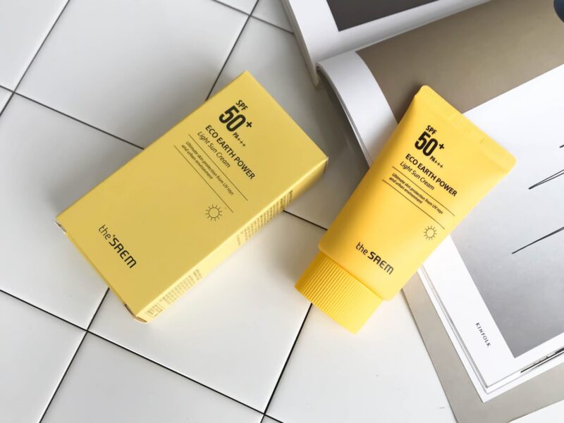 [the saem] eco earth power natural sun cream spf50+ pa+++ 50ml - protect and moisturize your skin with our sun cream - image 8