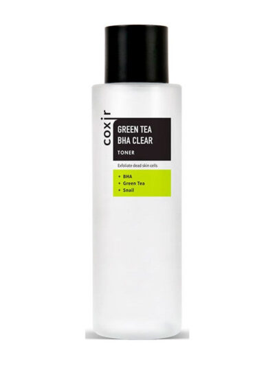 Coxir Greentea BHA Clear Toner 150ml - Clear and Exfoliate Your Skin with Our Greentea Toner