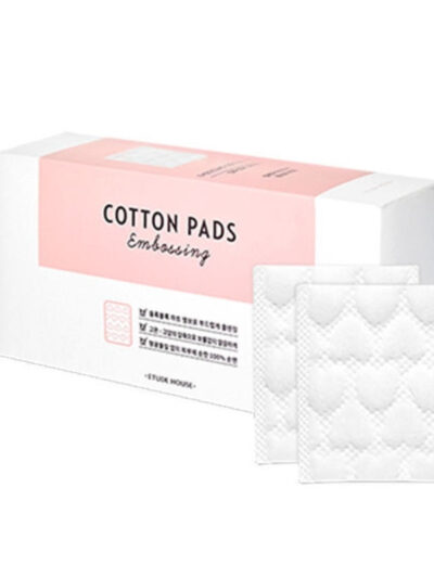 [ETUDE HOUSE] Cotton Pads Embossing 222pcs - Soft and Absorbent Cotton Pads for Gentle Skincare Use