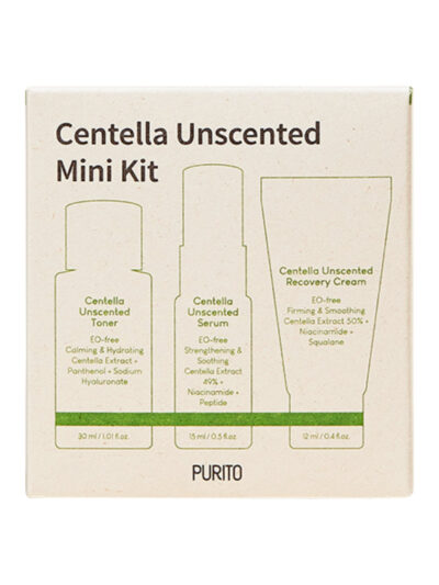 [PURITO] Centella Unscented Mini Kit - Calm and Soothe Your Irritated Skin with Our Mini Kit