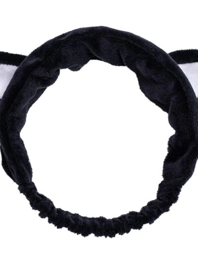 i-dew-care-black-cat-headband - Keep Your Hair Away from Your Face During Your Skincare Routine with Our Black Cat Headband