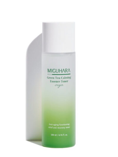 [miguhara] Green Tea Calming Essence Toner Origin 150ml - Calm and Soothe Your Irritated Skin with Our Green Tea Toner