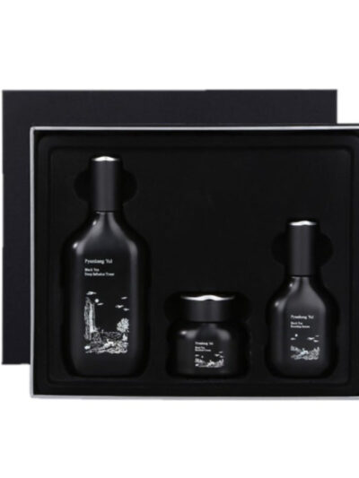 [Pyunkang Yul] Black Tea Line Gift Set - Nourish and Hydrate Your Skin with Our Black Tea Toner, Serum, and Emulsion