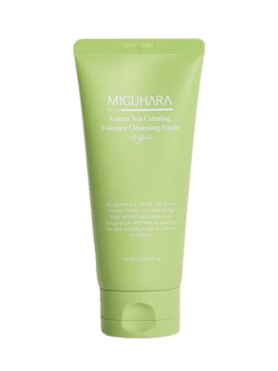 [miguhara] Green Tea Calming Essence Cleansing Foam 150ml - Cleanse and Calm Your Skin with Our Green Tea Cleansing Foam