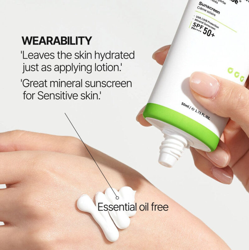 [jumiso] super soothing cica aloe sunscreen 50ml - protect and soothe your skin with our cica aloe sunscreen - image 5