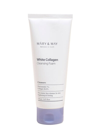 [mary-may] White Collagen Cleansing Foam 150ml - Cleanse and Brighten Your Skin with Our Collagen Cleansing Foam
