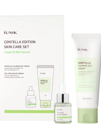 [iUNIK] Centella Edition Skincare Set - Calm and Soothe Your Irritated Skin with Our Centella Skincare Set (Includes Centella Calming Gel Cream, Centella Calming Gel Cleanser, and Centella Calming Toner)