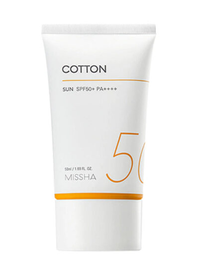 [Missha] All Around Safe Block Cotton Sun 50ml SPF50+ PA+++ - Protect Your Skin from the Sun and Control Oiliness with Our Sunscreen