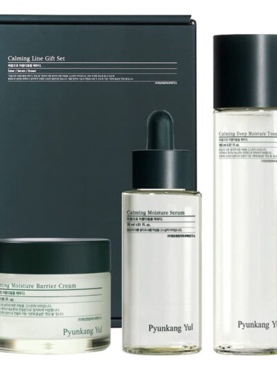 [Pyunkang Yul] Calming Line Gift Set - Soothe and Calm Your Irritated Skin with Our Essence Toner, Moisture Serum, and Moisture Cream