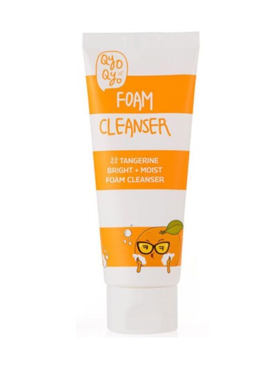 [qyo-qyo] tangerine bright moist foam cleanser 150ml - Cleanse and Brighten Your Skin with Our Tangerine Foam Cleanser