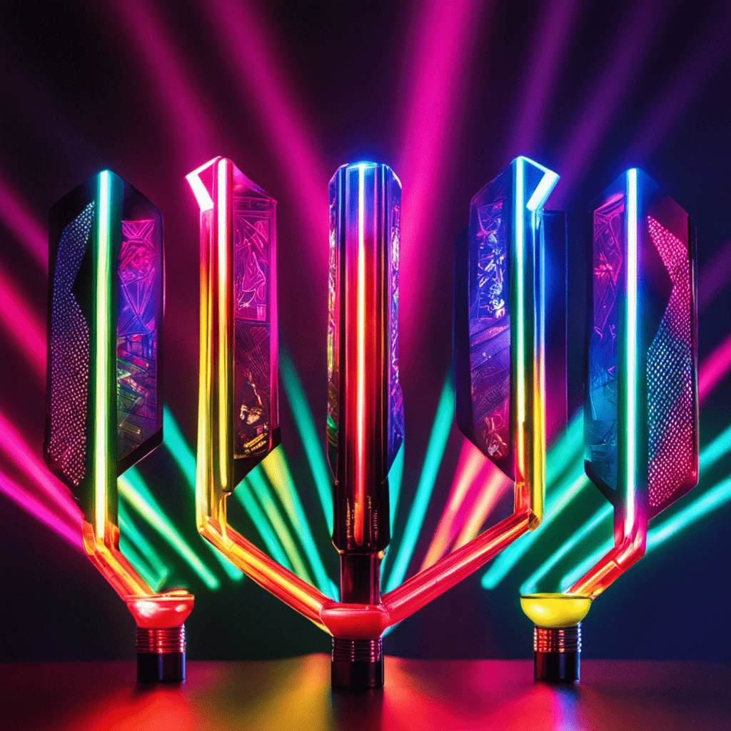 An image showcasing the mesmerizing allure of Monsta X lightsticks