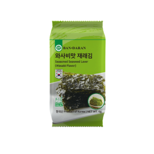 BANDARAN SEASONED SEAWEED LAVER WASABI FLAVOR