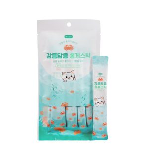 Functional Cat Treats using Upcycled Red Crab& Chicken Breast