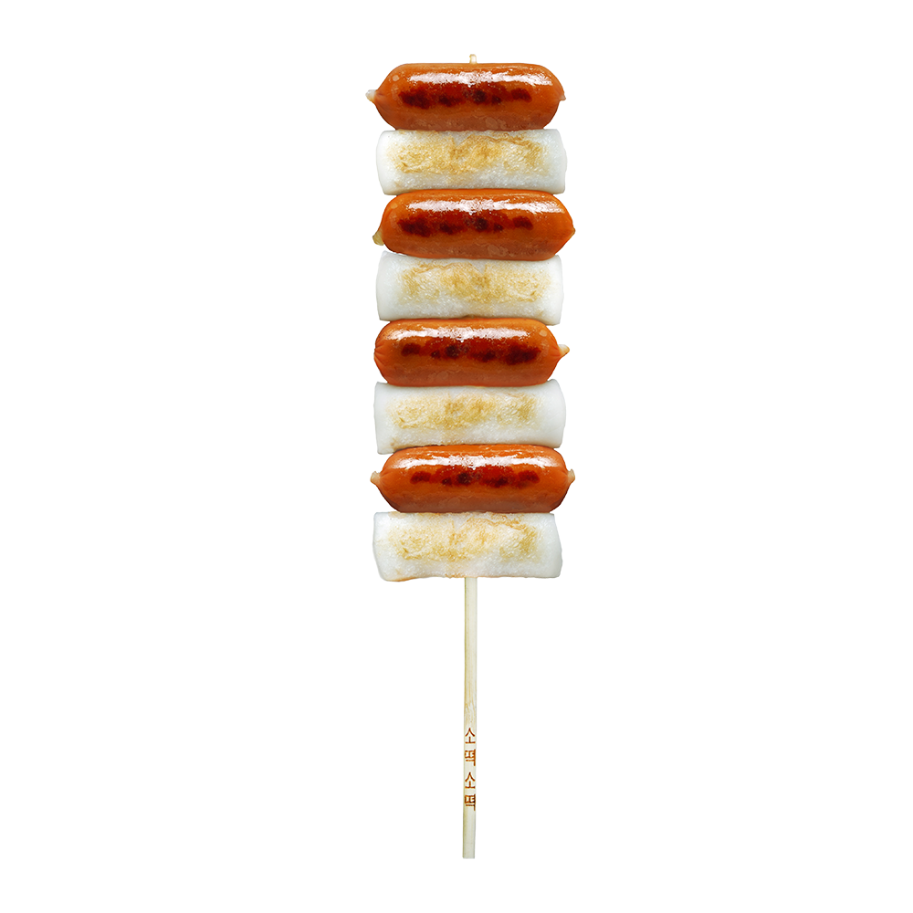 Korean Rice Cake & Sausage Skewer (Sotteok-Sotteok), Ready-to-Heat 1.3kg