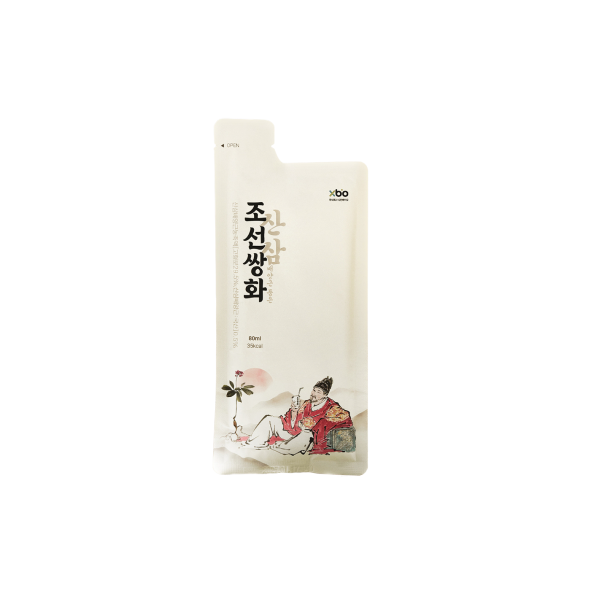 Korean Traditional Ssanghwa Tea with Cultured Wild Ginseng