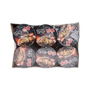 Spicy Jjamppong Noodle Abalone Flavor (62g x 6ea)