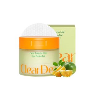 [ClearDea.] Green Tangerine Mild Dual Peeling Pad 140ml (50 pads)